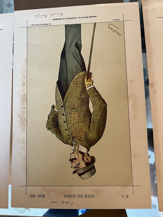Rafael bordalo pinheiro: album das glorias litografias originais