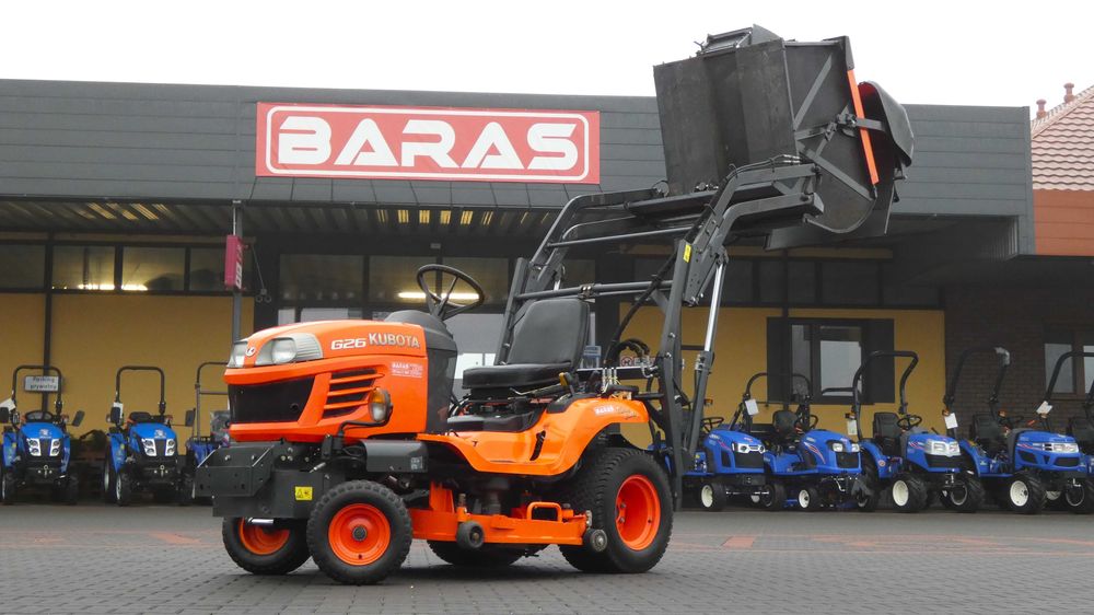 Traktorek kosiarka KUBOTA G26 Wysoki Wysyp (201001.3) Baras