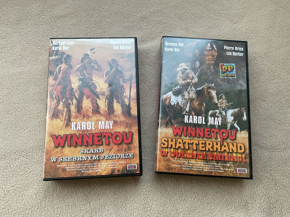 Winnetou Skarb w Srebrnym Jeziorze i Winnetou Shatterhand w Dolinie Śmierci vhs Wydania PL