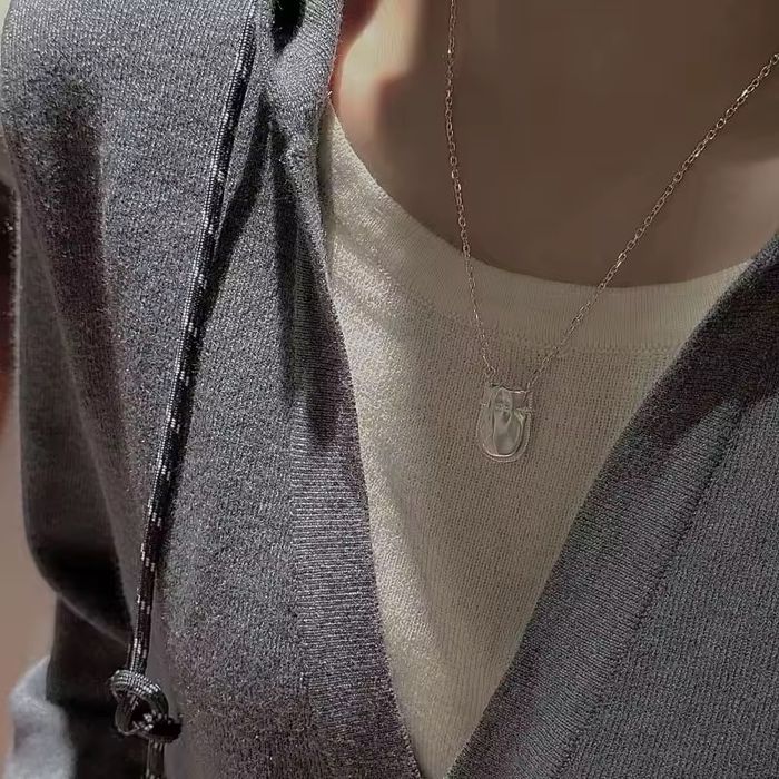 Срібний кулон мішечок Tiffany на ланцюжку