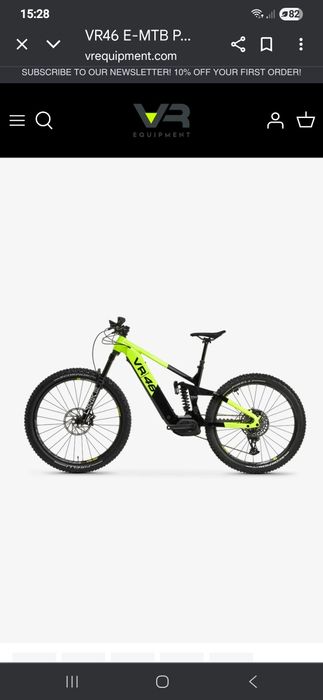 Edição  valentino rossi " Nova " bicicleta elétrica.