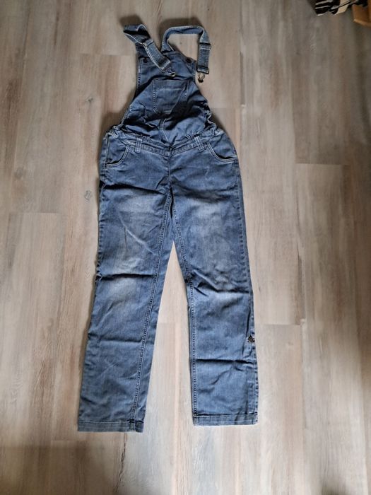 spodnie ogrodniczki ciążowe jeans