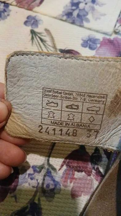 Klapki Józef Seibel 37,5(24cm)