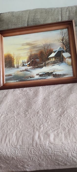 Obraz - pejzaż zimowy