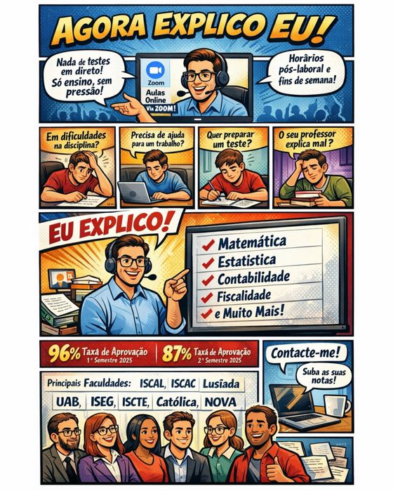 Explicações Matemática , Estatística, Contabilidade , Excel