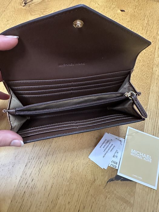 Portfel damski michael kors old gold złoty miedziany nowy oryginał