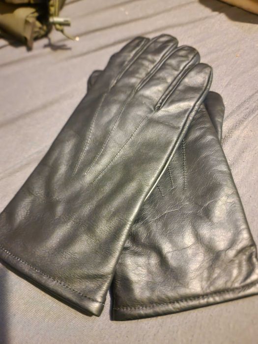 rękawiczki oficerskie skórzane