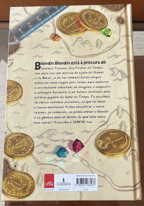 Livro Gravity Falls - Dipper e Mabel e a Maldição do Tesouro dos Piratas do Tempo