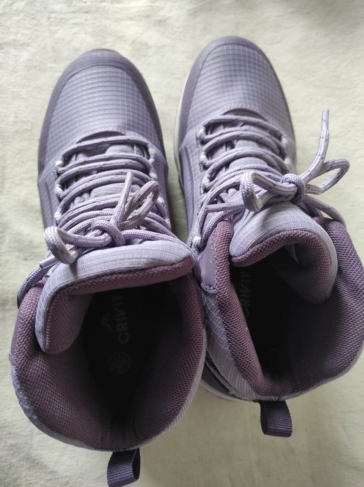 Buty trekkingowe damskie wodoodporne nr 38 odblaski