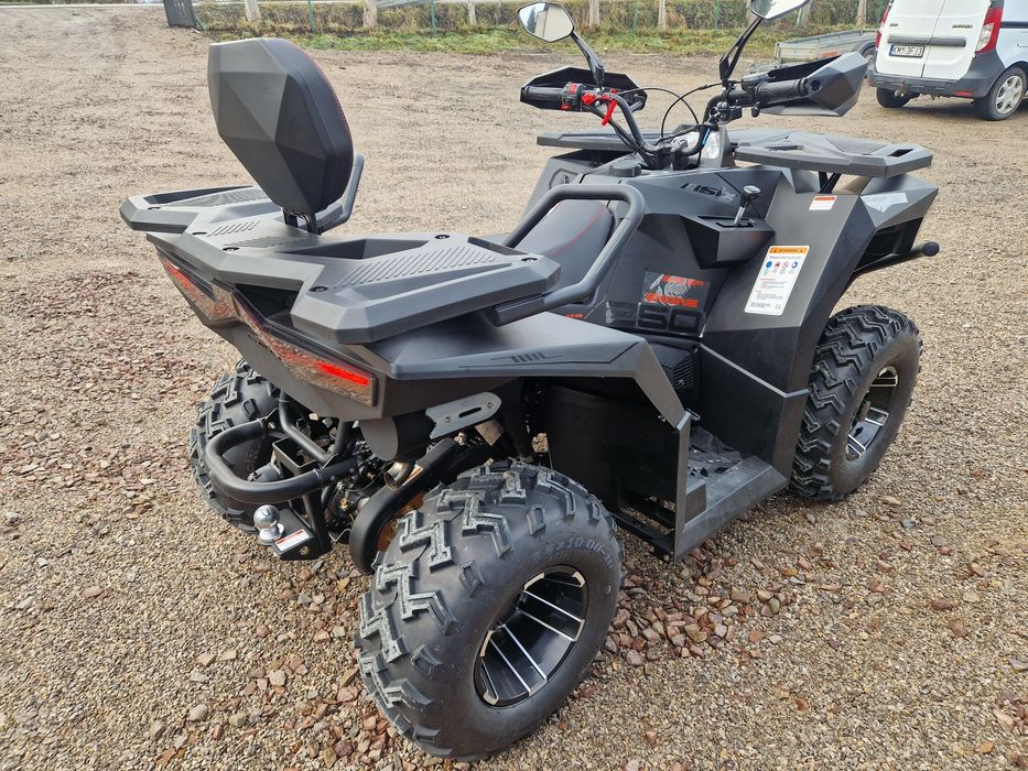 Quad 250 Asix Cyber homologacja 2 osoby Wspomaganie kierownicy