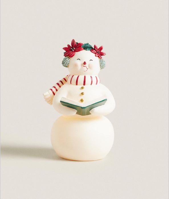 Candeeiro De Presença Em Boneco De Neve Zara Home NOVO