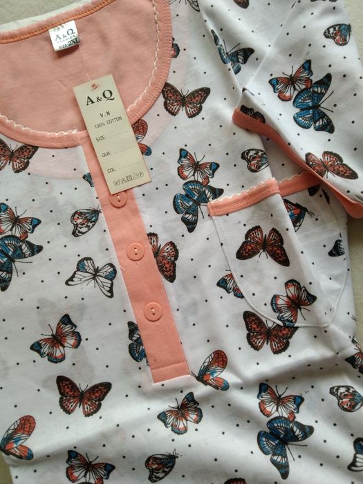 XXL 44 Koszula ciążowa do karmienia odpinana rozpinana piżama damska