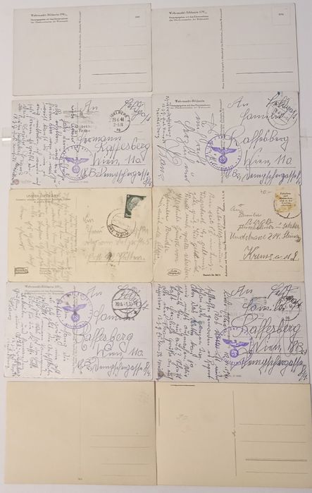 Militaria III Reich Wehrmacht Postais de Propaganda