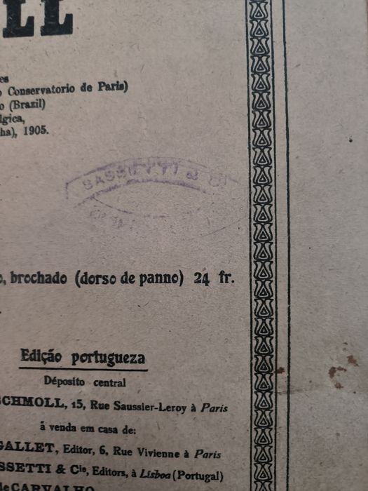 Métodos de Piano - A. Schmol- 1912