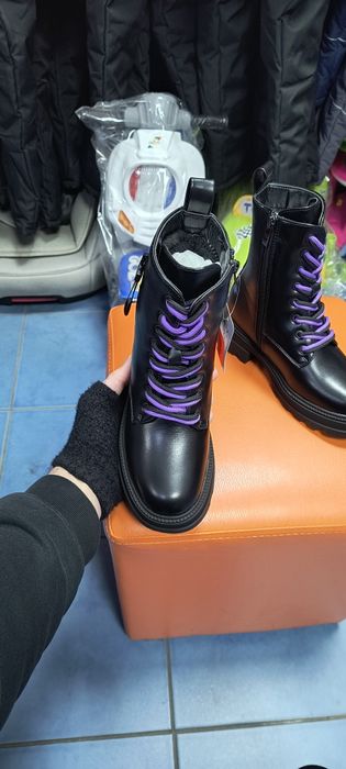 Акція! Зимові дитячі черевики Bessky. 32-37 .взуття на дівчинку