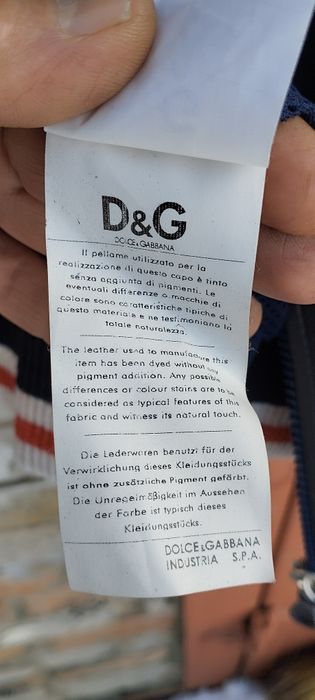 Кожанная куртка Dolce & Gabbana