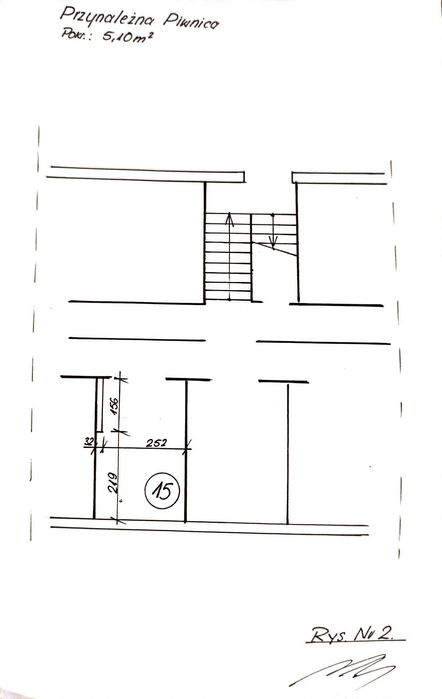 Skwierzyna, ul. Bolesława Chrobrego | 2 pokoje | 52 m2 | Balkon, piwnica
