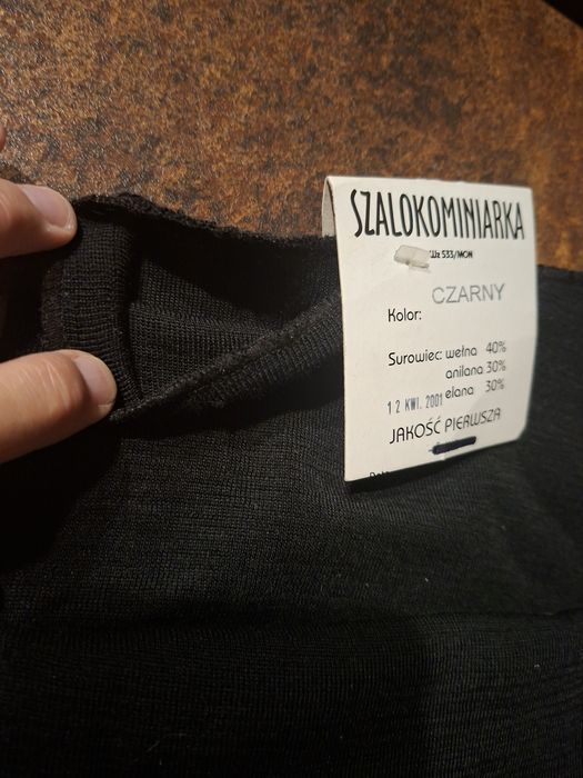 Nowa,męska szalokominiarka 115 cm długości. Klasyk 2001 r.