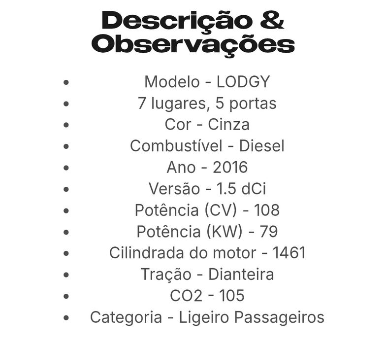 Dacia Lodgy  7 Lugares 1.5 Dci