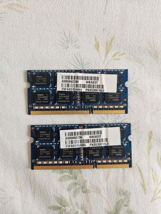 Intel i3 330m + memoria ram 2x2GB + placa Wifi + Placa Bluetooth