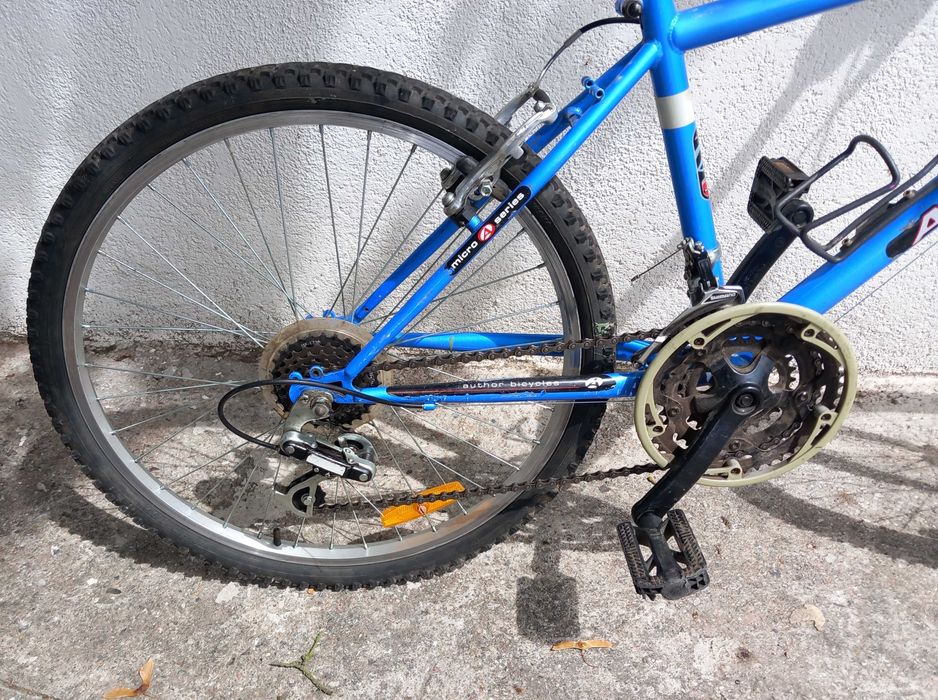 Rower górski AUTHOR 24 cali Osprzęt Shimano 18 biegów Rama stal 15” po przeglądzie