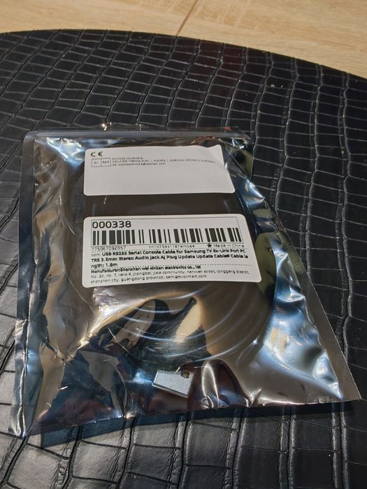 Przewód  RS232 usb -> audo jack