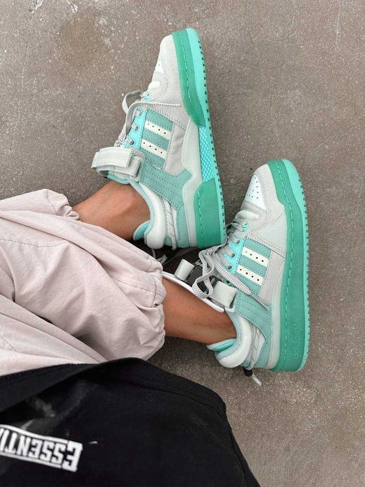 Кросівки Adidas Forum 84 x Bad Bunny Mint/Green premium