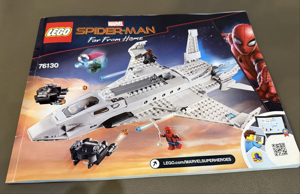 Lego Marvel Spiderman Samolot 76130