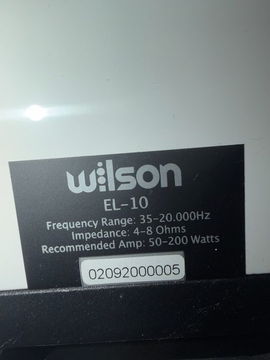 Kolumny głośnikowe Wilson EL-10