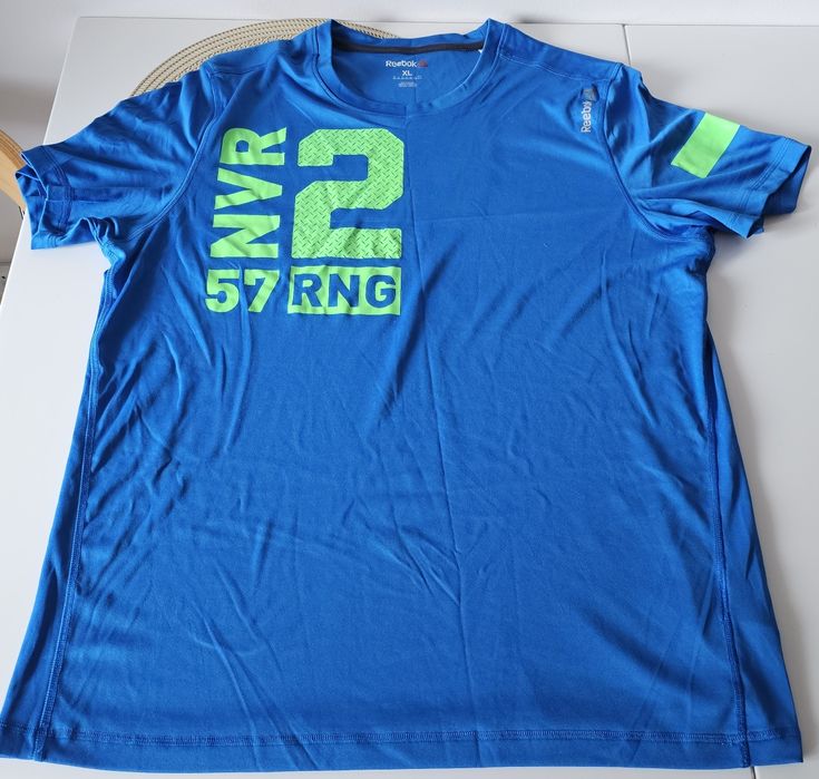 Koszulka Reebok XL  oddychająca 100% poliester, nowa bez metek
