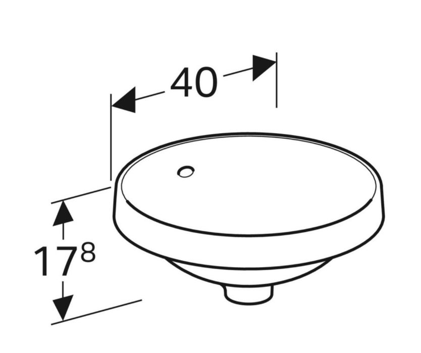 Umywalka Geberit – fabrycznie nowa | oryginalny karton | 500.700.01.2