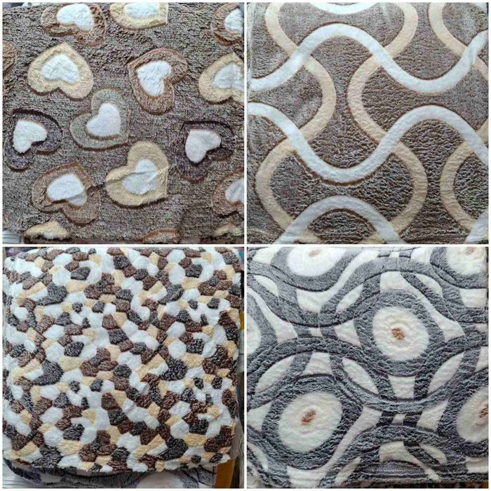 Покрывало-плед стрижка микрофибра. Размеры разные.