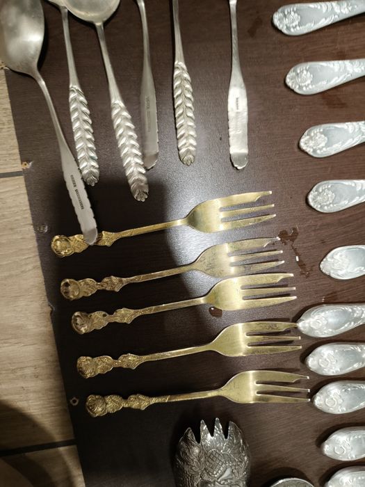 Sztućce posrebrzane