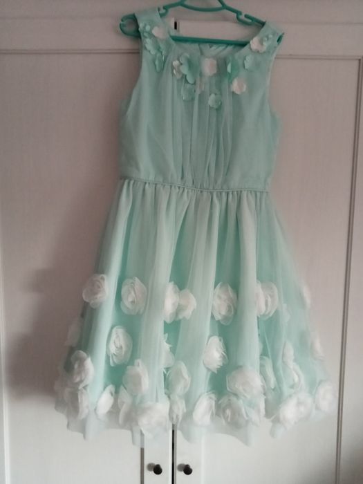 Piękna sukienka wizytowa dla dziewczynki na 7-8 lat