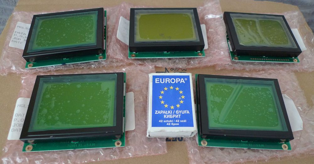 Moduły wyświetlaczy LCD