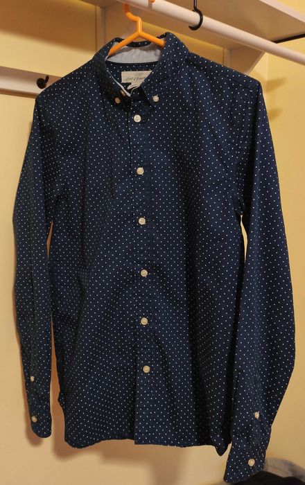 Camisa Azul H&M Algodão