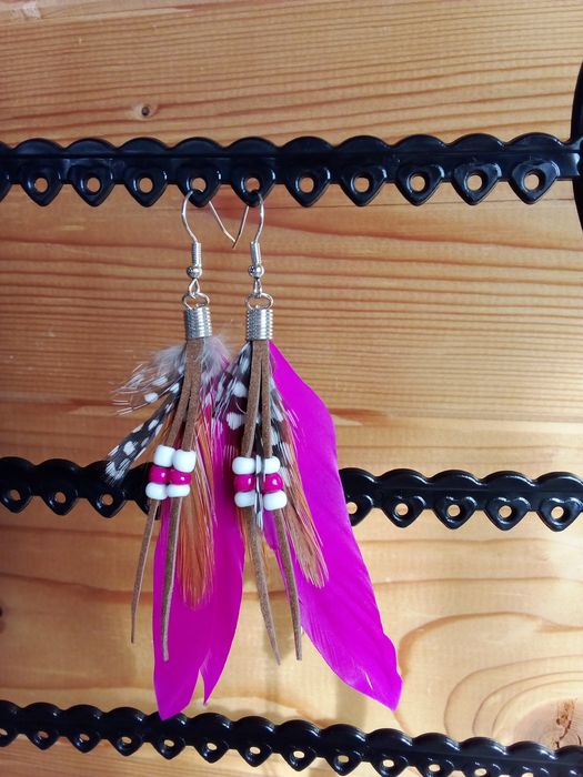 Brincos Penas - Novos