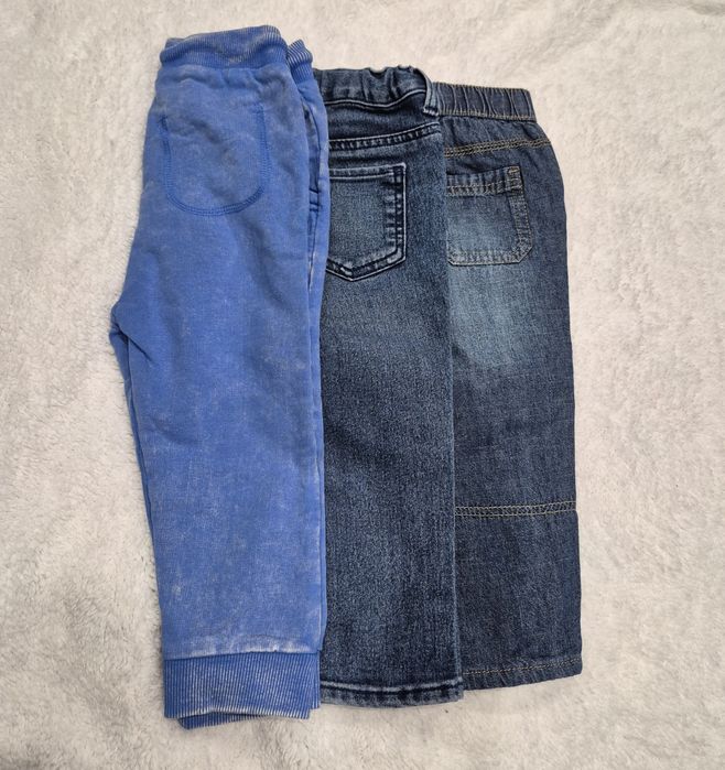 Spodnie niemowlęce 80 3 pary