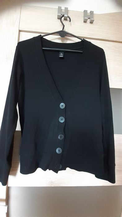 Czarny sweterek, h&M, rozm. M