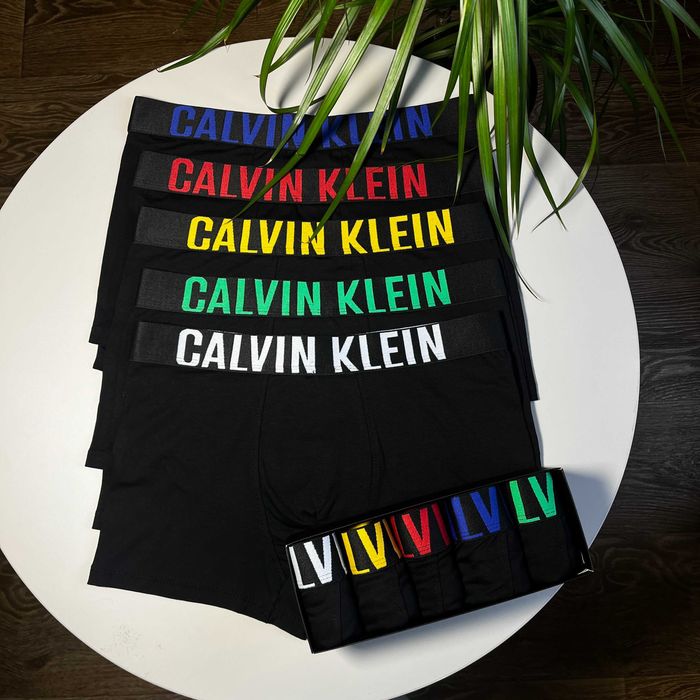 5шт-550грн  Труси чоловічі Calvin Klein  / Трусы мужские / Хлопок