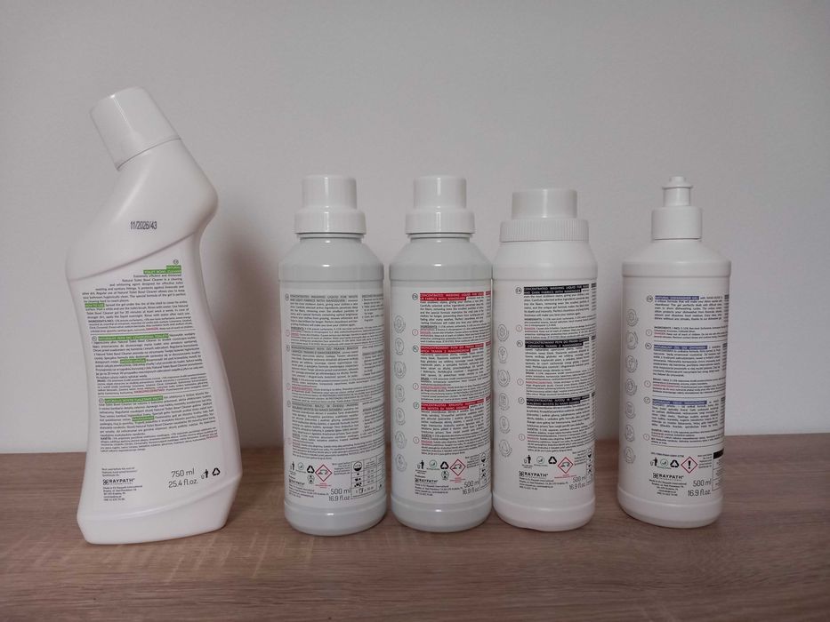 Raypath Płyn do prania, Płyn do WC, Żel do zmywarki BEZ CHEMII