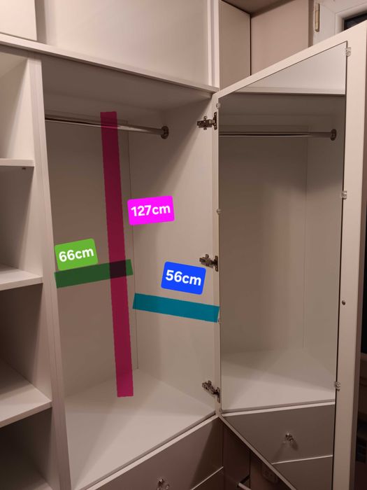 Szafa uzywana w przecietnym stanie