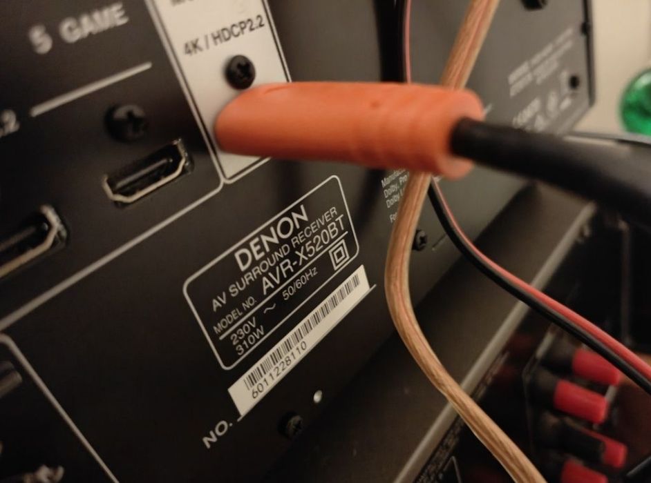 DENON Rx-v520BT - Bluetooth, 4K, 5xHDM, 130 W. USB,I, Nogueira, Fraião ...