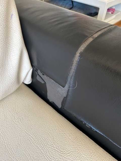 Sofá de canto branco