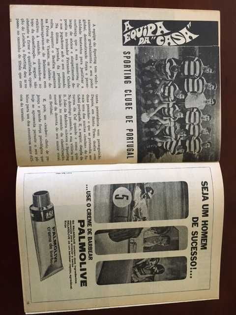 Futebol - Programa de Jogo - Época 1967/1968 - Sporting vs Académica