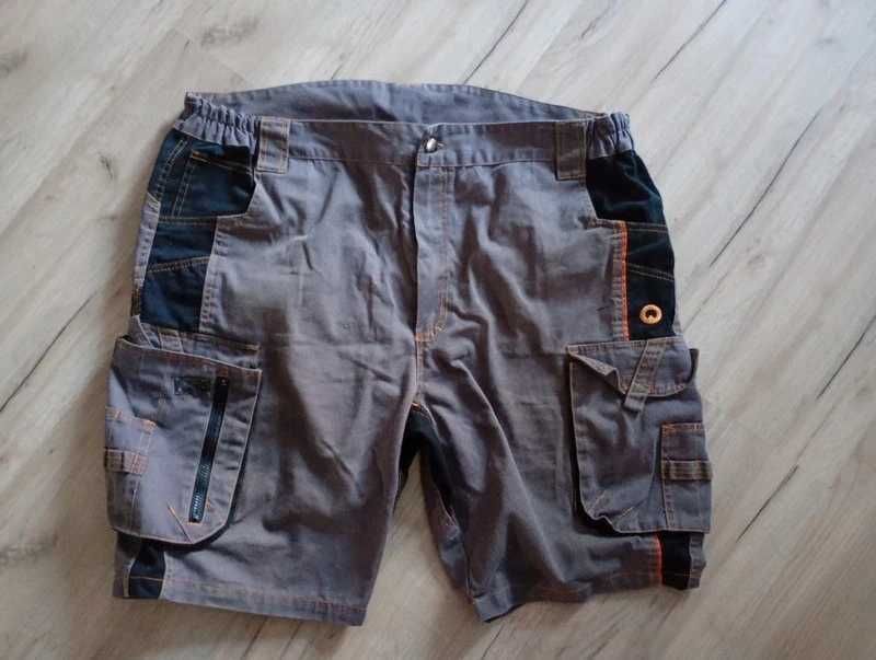 Spodenki krótkie warsztatowe, na podwórko robocze r 62 2xl/3xl