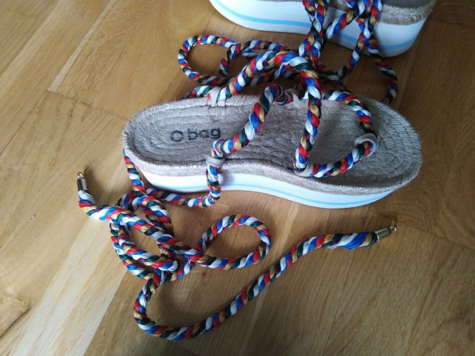 Obag sandały espadryle O drillas Donna Hig Lazure O Bag