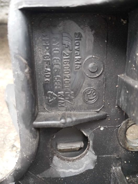 Frente Fibra + Reforço Metal Skoda Fabia I 6Y0805245 / 6Y0805588