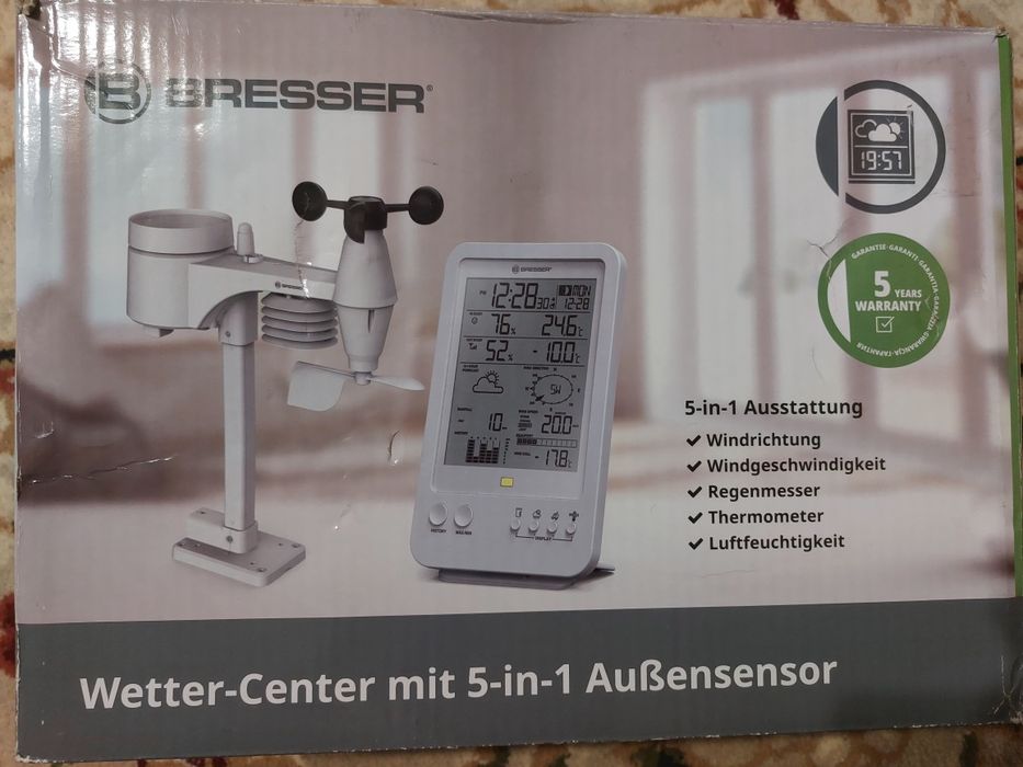 Метеостанция домашняя Bresser.изготовлена для стран Европы