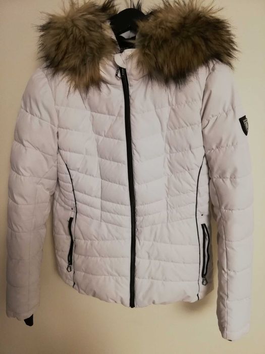 kurtka narciarska Dare2B S M 36 38 Glamorize II DWP479 Biała Slim Fit